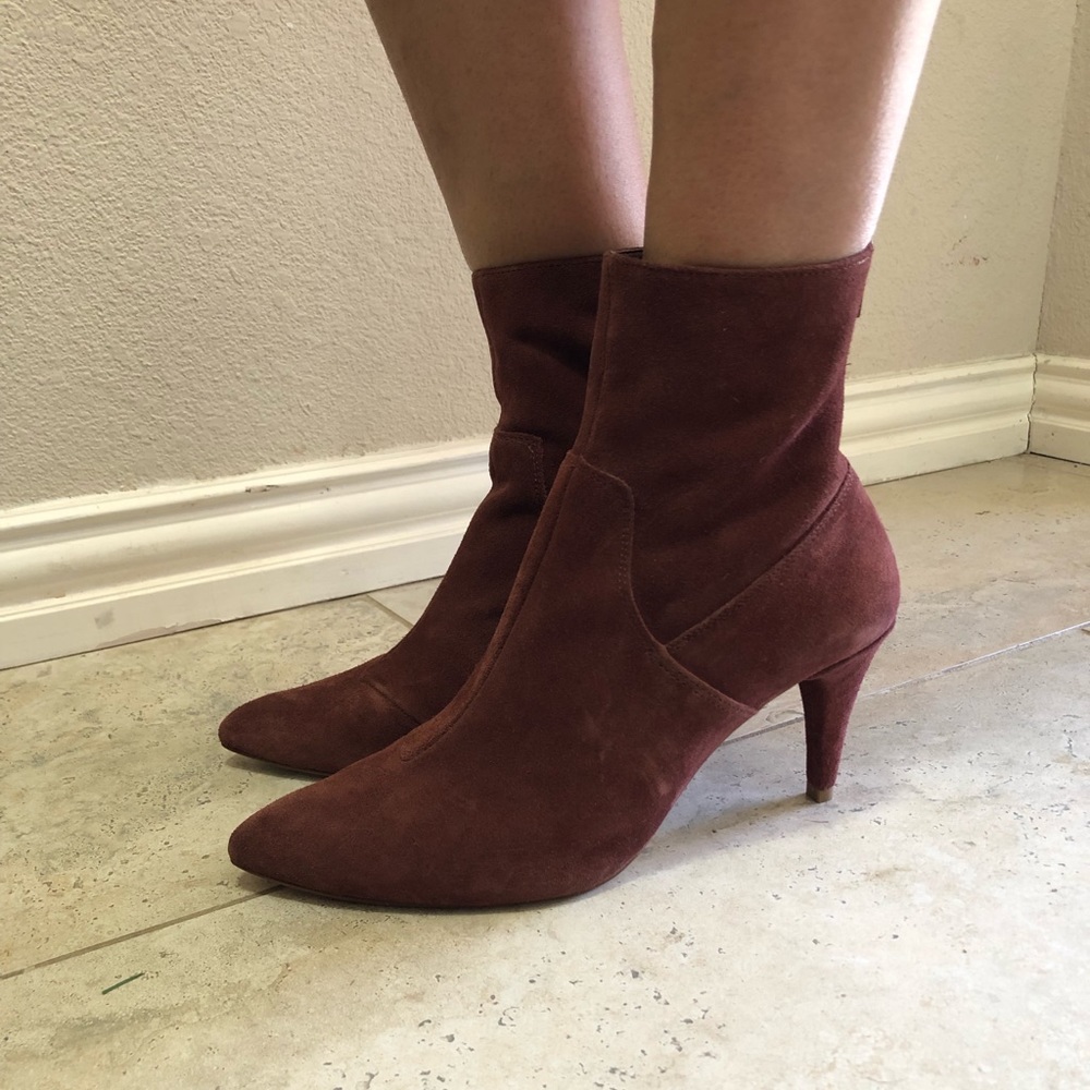 Free People  Women's Heel Ankle Suede Booties Size  US 10 / EU 40 “NEW”